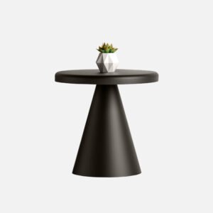 Modern Minimalist Conical Black Side Table