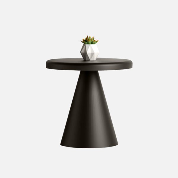 Modern Minimalist Conical Black Side Table