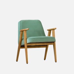 Mid-Century Modern Accent Chair Green Colour