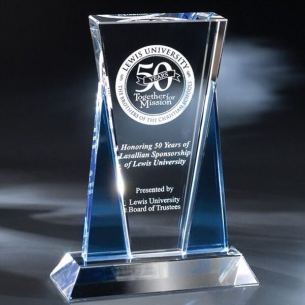 Personalized Crystal Rafael Recognition Award