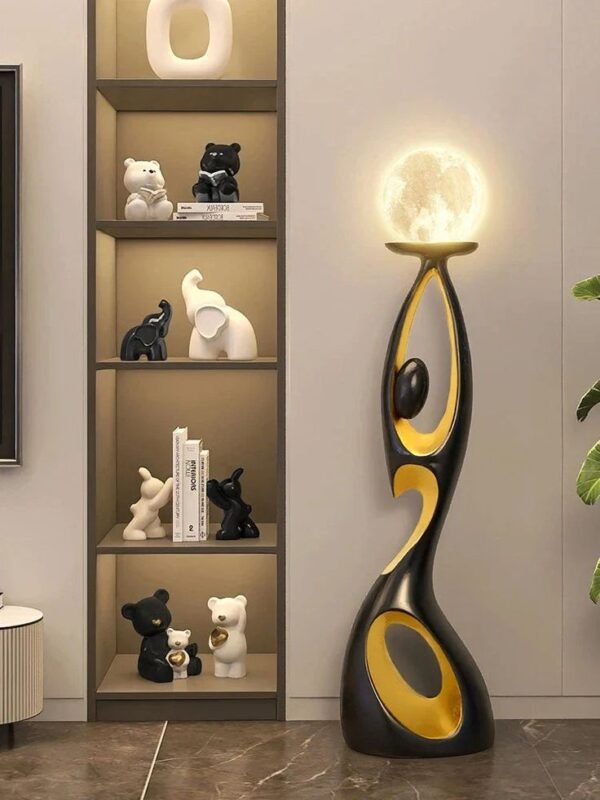 Luxury LED Floor Lamp for Living Room TV Cabinet Decor