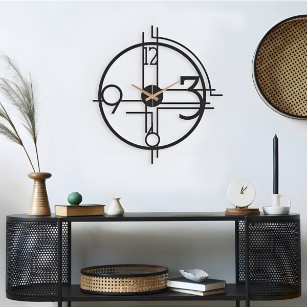 Modern Geometric Wall Clock